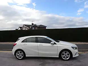 Used 2018 Mercedes-Benz a Class Sport Executive White - Interior and Exterior details 8