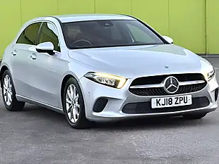 Used 2018 Mercedes-Benz a Class Sport (premium) Silver - Interior and Exterior details 2