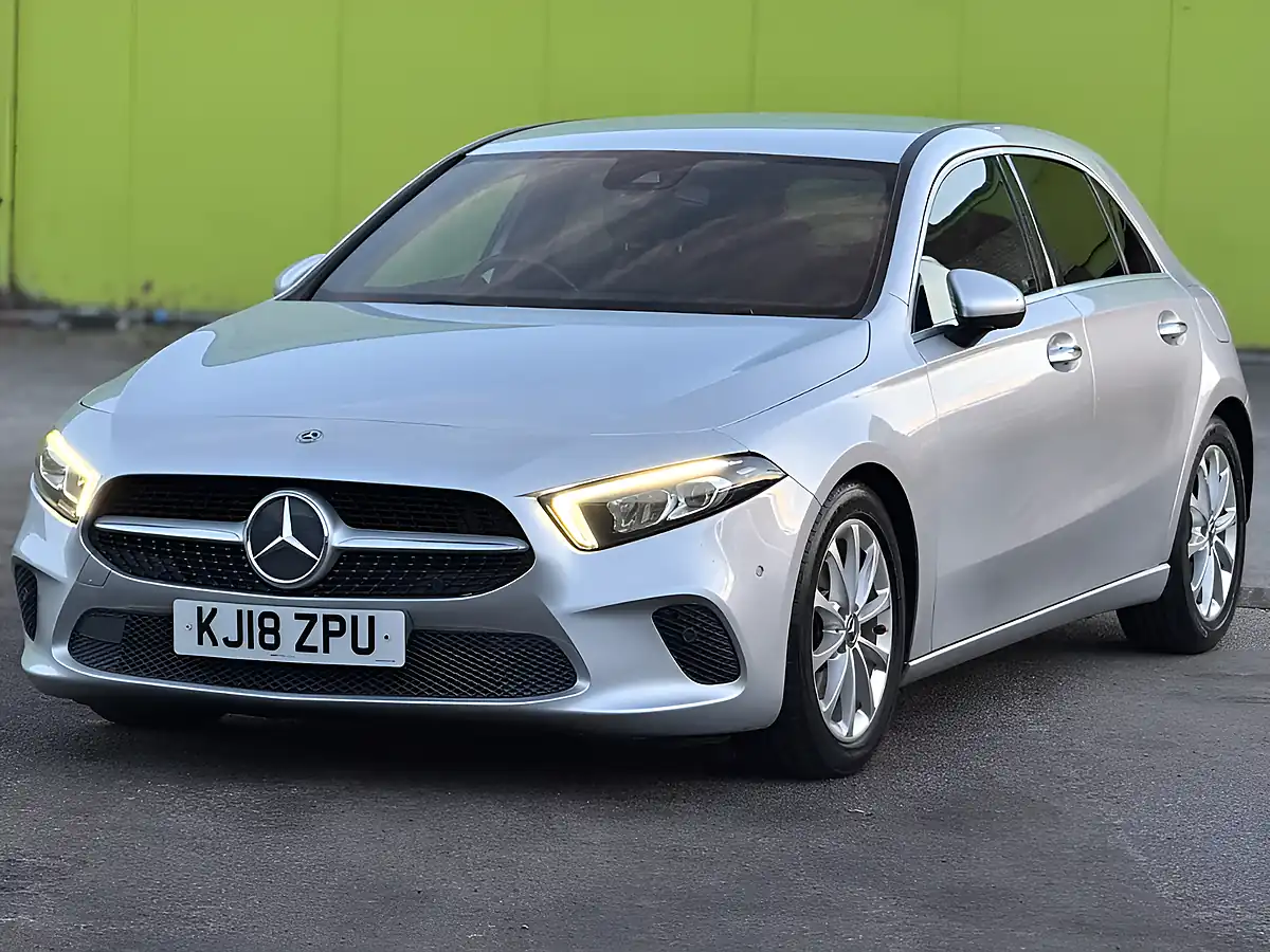 Used 2018 Mercedes-Benz a Class Sport (premium) Silver - Interior and Exterior details 3