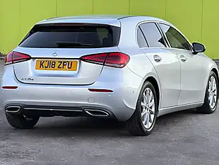 Used 2018 Mercedes-Benz a Class Sport (premium) Silver - Interior and Exterior details 5