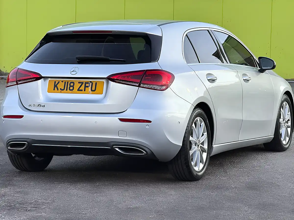 Used 2018 Mercedes-Benz a Class Sport (premium) Silver - Interior and Exterior details 5
