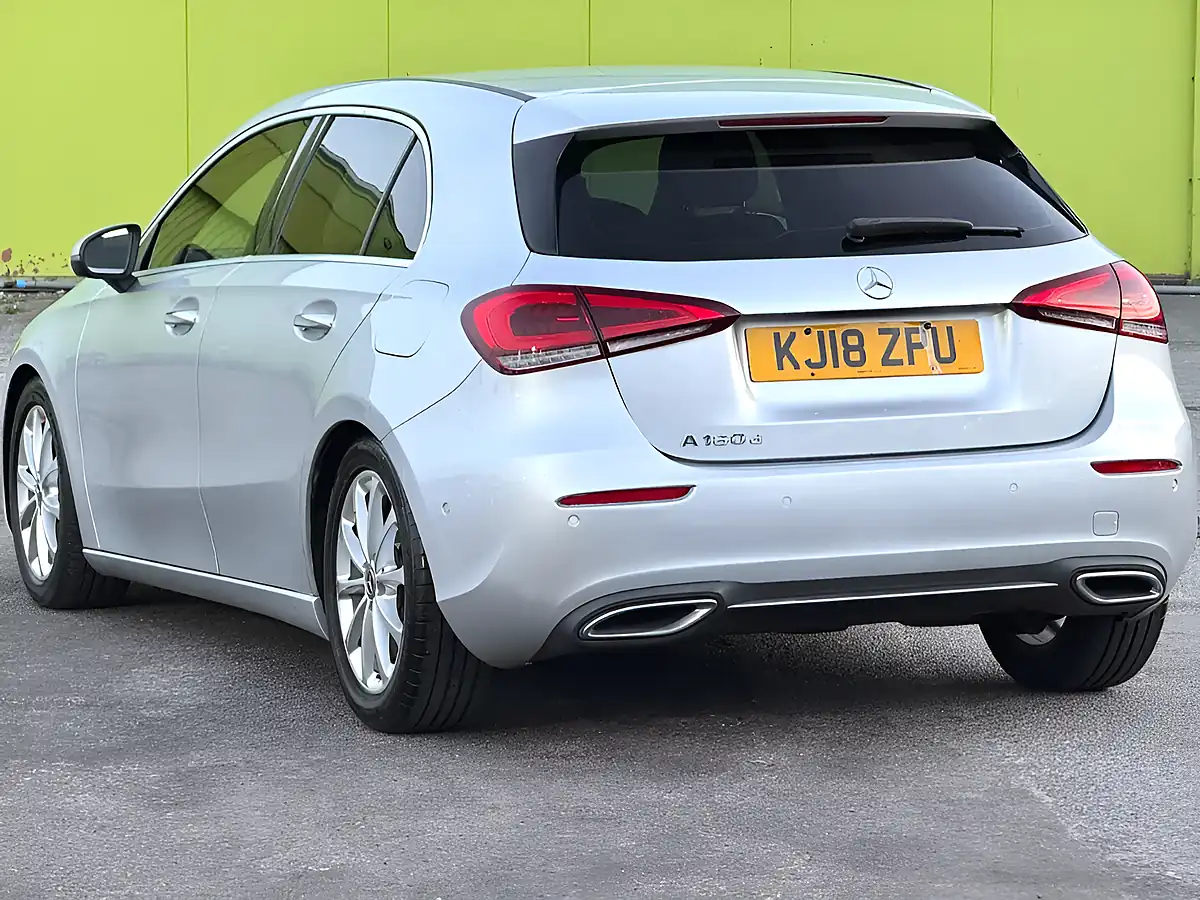 Used 2018 Mercedes-Benz a Class Sport (premium) Silver - Interior and Exterior details 6