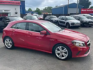 Used 2018 Mercedes-Benz a Class Sport Red - Interior and Exterior details 10