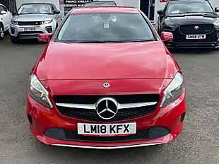 Used 2018 Mercedes-Benz a Class Sport Red - Interior and Exterior details 11