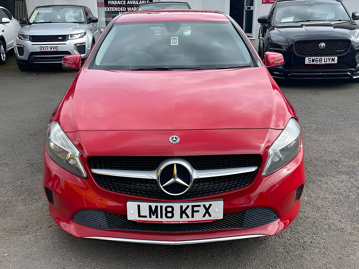 Used 2018 Mercedes-Benz a Class Sport Red - Interior and Exterior details 11