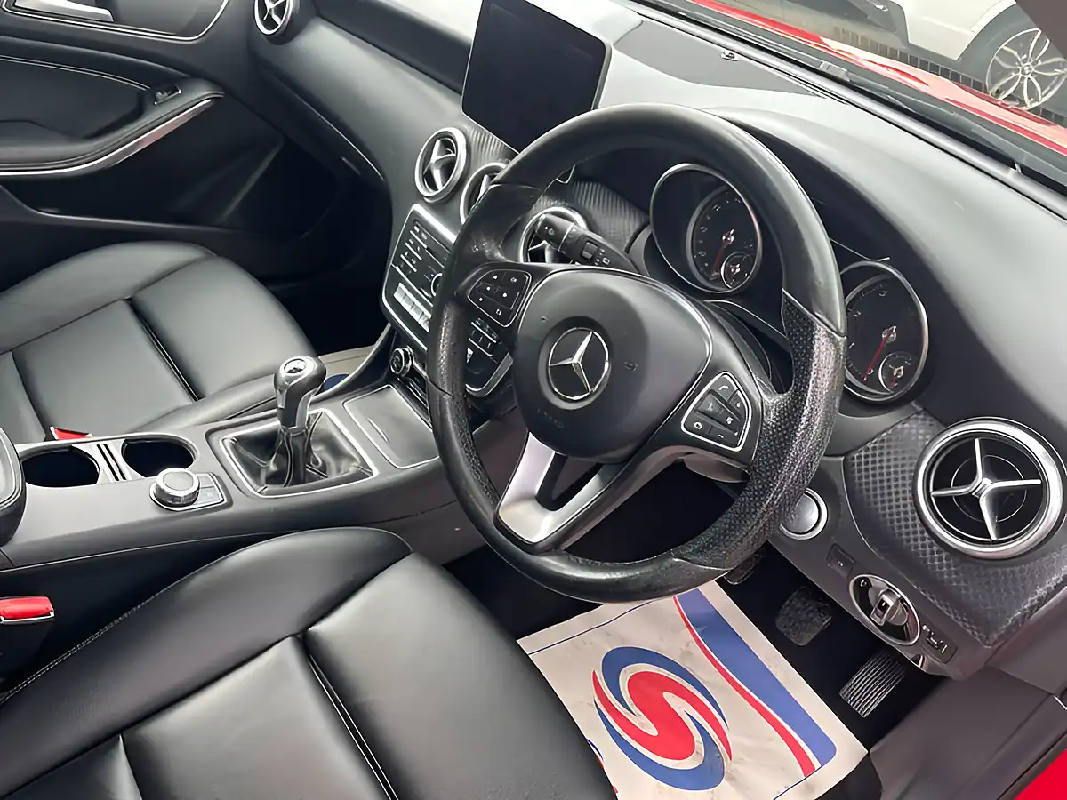 Used 2018 Mercedes-Benz a Class Sport Red - Interior and Exterior details 12