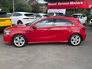 Used 2018 Mercedes-Benz a Class Sport Red - Interior and Exterior details 5