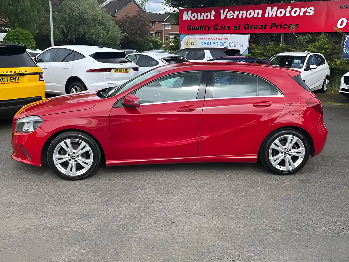 Used 2018 Mercedes-Benz a Class Sport Red - Interior and Exterior details 5
