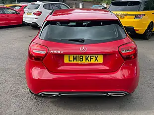 Used 2018 Mercedes-Benz a Class Sport Red - Interior and Exterior details 7