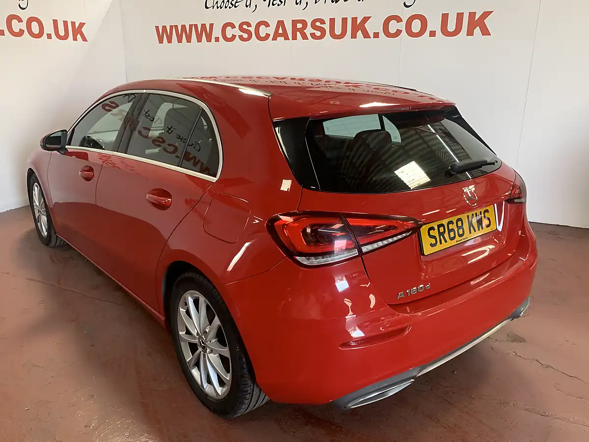 Used 2018 Mercedes-Benz a Class Sport Red - Interior and Exterior details 2