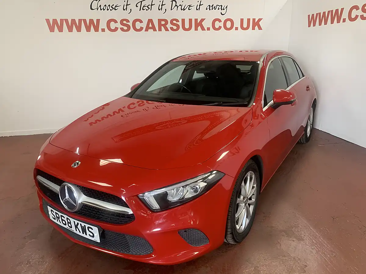 Used 2018 Mercedes-Benz a Class Sport Red - Interior and Exterior details 4
