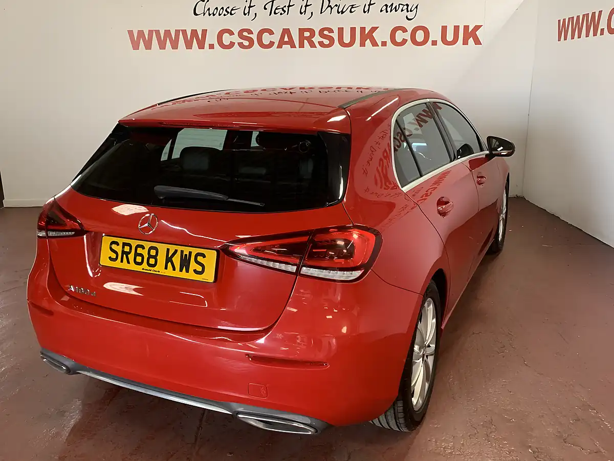 Used 2018 Mercedes-Benz a Class Sport Red - Interior and Exterior details 5