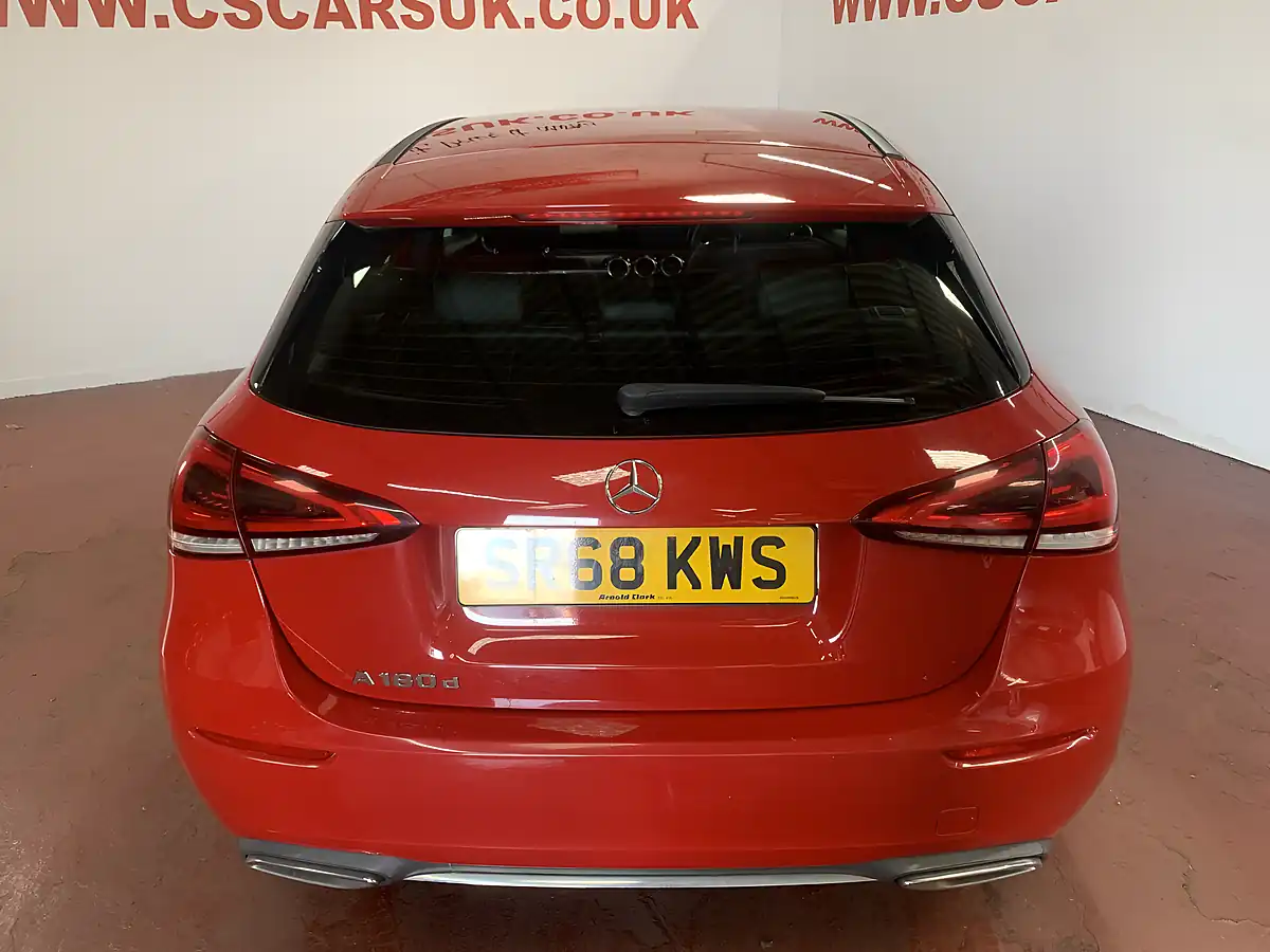 Used 2018 Mercedes-Benz a Class Sport Red - Interior and Exterior details 8