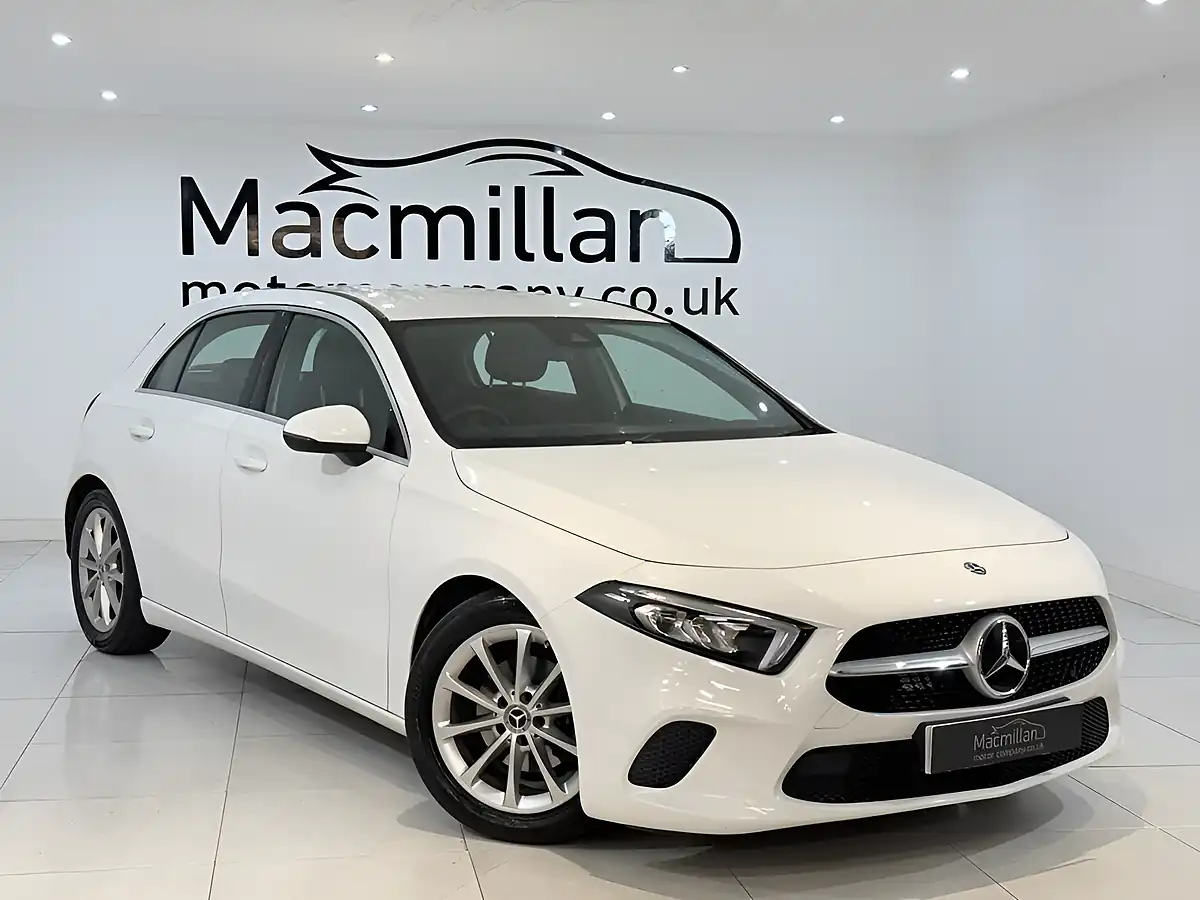 Used 2018 Mercedes-Benz a Class Sport White - Interior and Exterior details 2