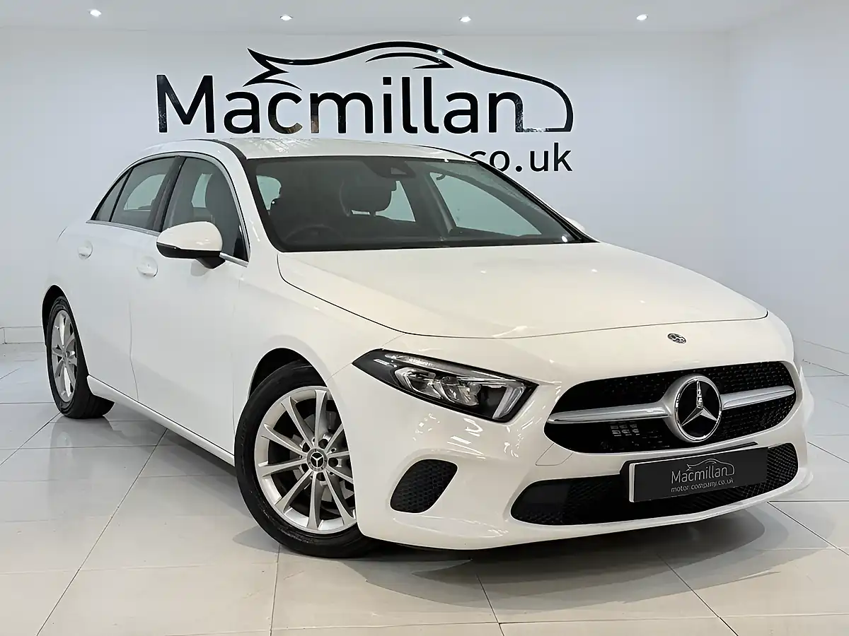 Used 2018 Mercedes-Benz a Class Sport White - Interior and Exterior details 3