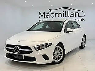 Used 2018 Mercedes-Benz a Class Sport White - Interior and Exterior details 4