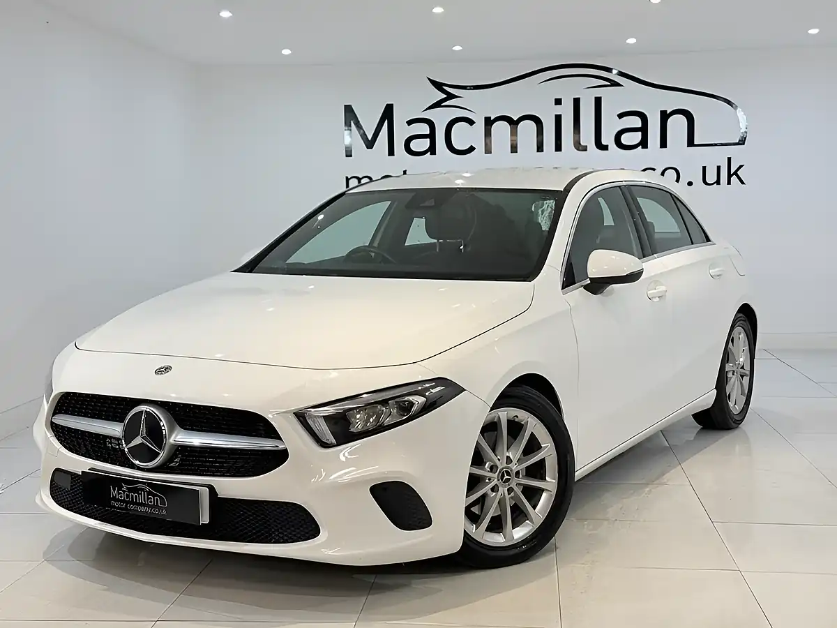Used 2018 Mercedes-Benz a Class Sport White - Interior and Exterior details 4