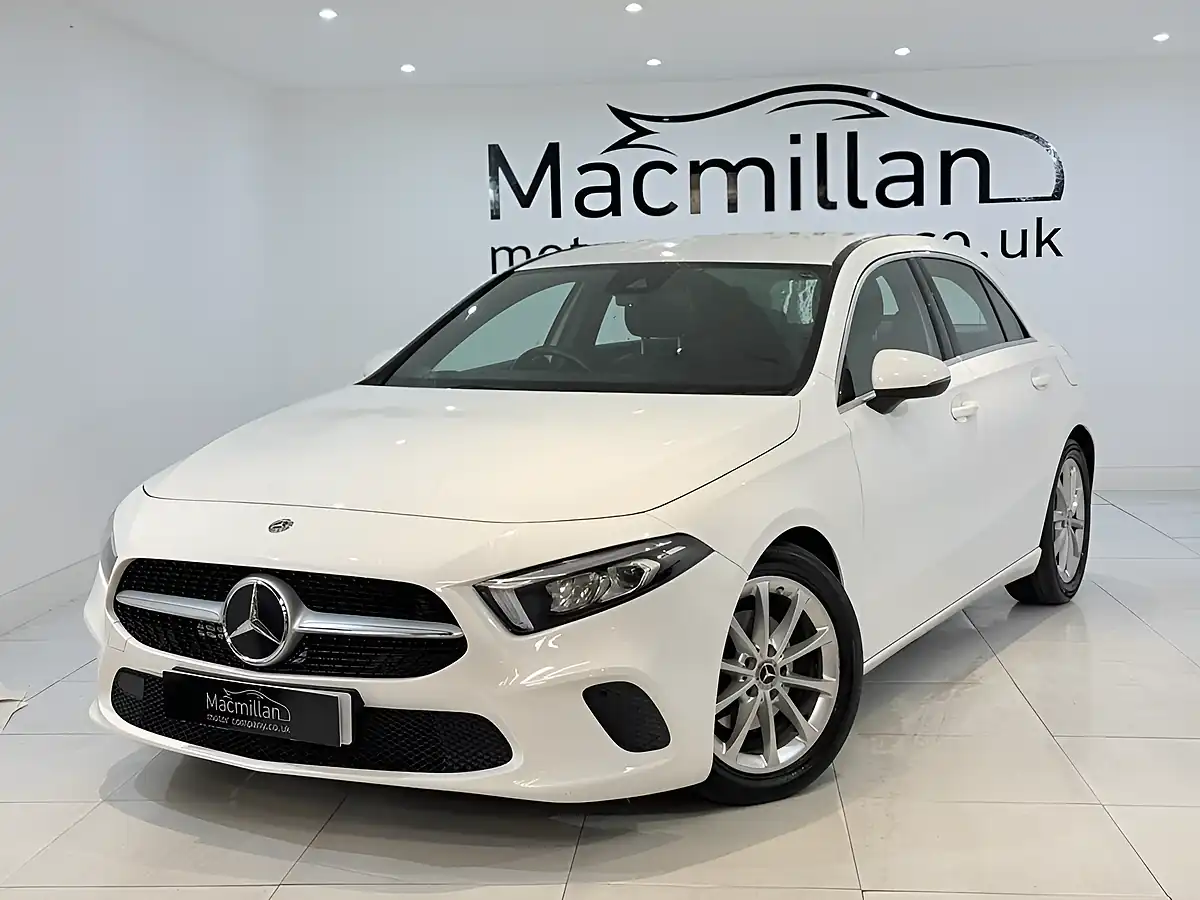 Used 2018 Mercedes-Benz a Class Sport White - Interior and Exterior details 5