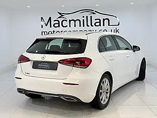 Used 2018 Mercedes-Benz a Class Sport White - Interior and Exterior details 8
