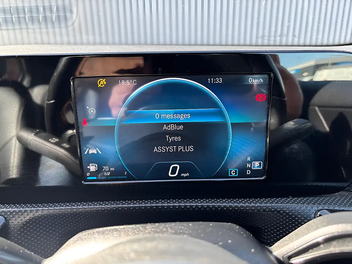 Used 2018 Mercedes-Benz a Class Sport White - Interior and Exterior details 18