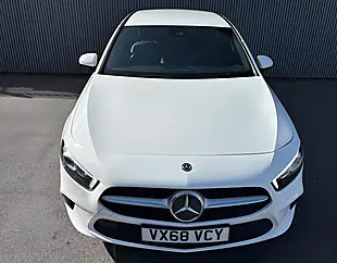 Used 2018 Mercedes-Benz a Class Sport White - Interior and Exterior details 3