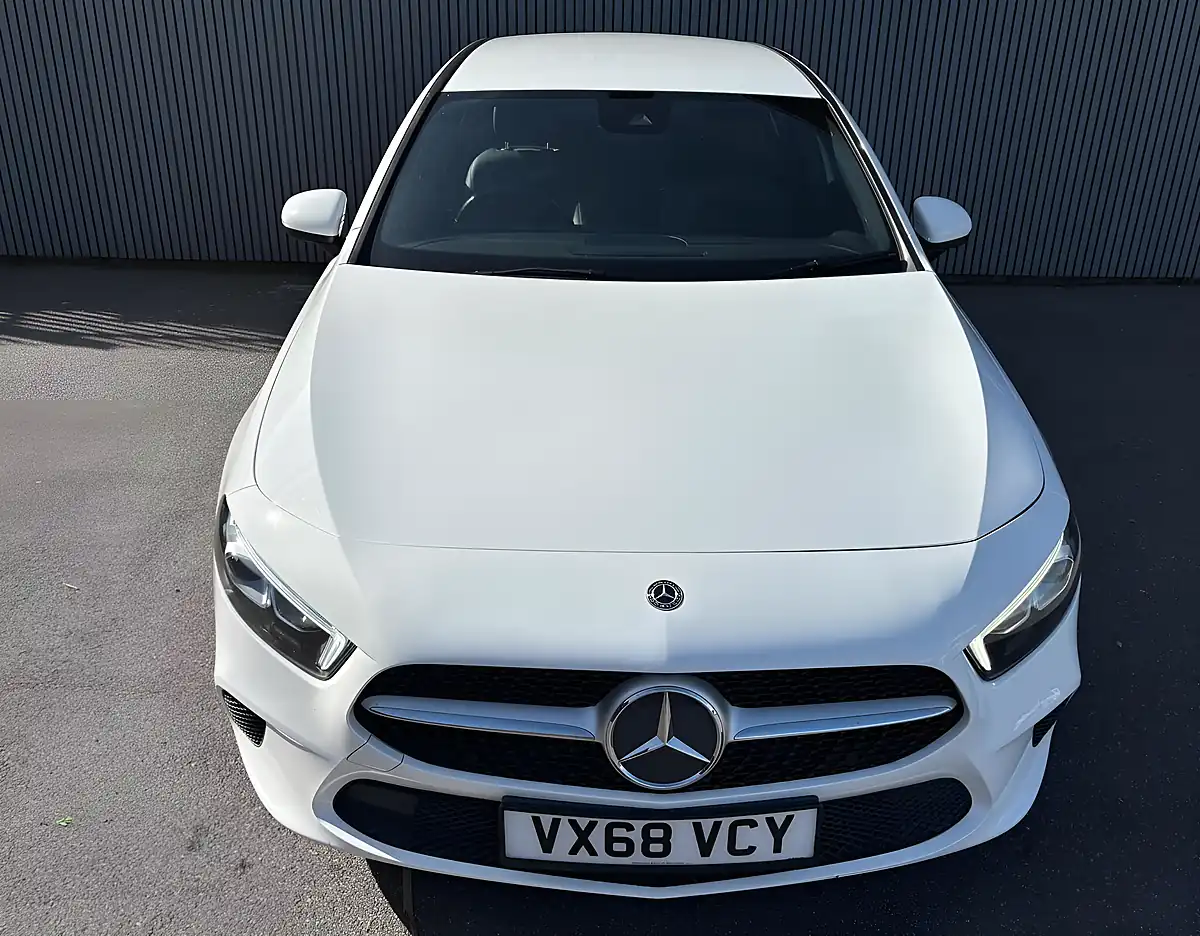 Used 2018 Mercedes-Benz a Class Sport White - Interior and Exterior details 3