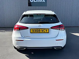 Used 2018 Mercedes-Benz a Class Sport White - Interior and Exterior details 7