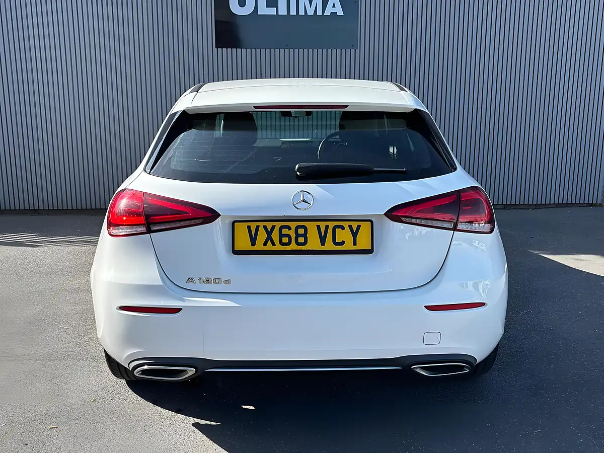 Used 2018 Mercedes-Benz a Class Sport White - Interior and Exterior details 7