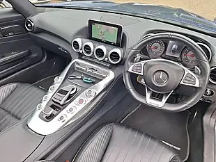 Used 2018 Mercedes-Benz AMG GT Premium Roadster Blue - Interior and Exterior details 18
