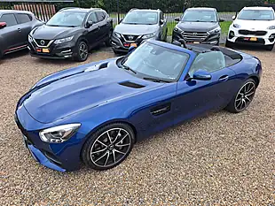 Used 2018 Mercedes-Benz AMG GT Premium Roadster Blue - Interior and Exterior details 19