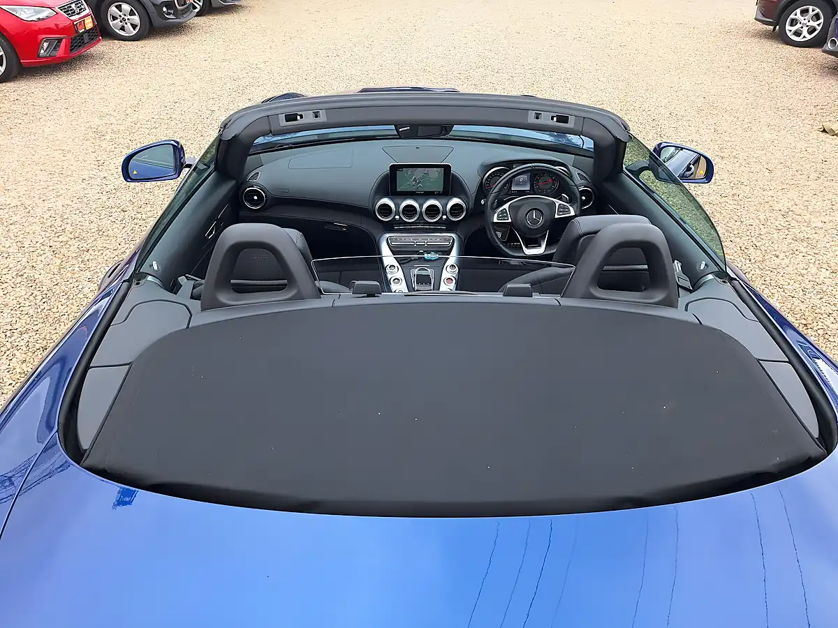 Used 2018 Mercedes-Benz AMG GT Premium Roadster Blue - Interior and Exterior details 20