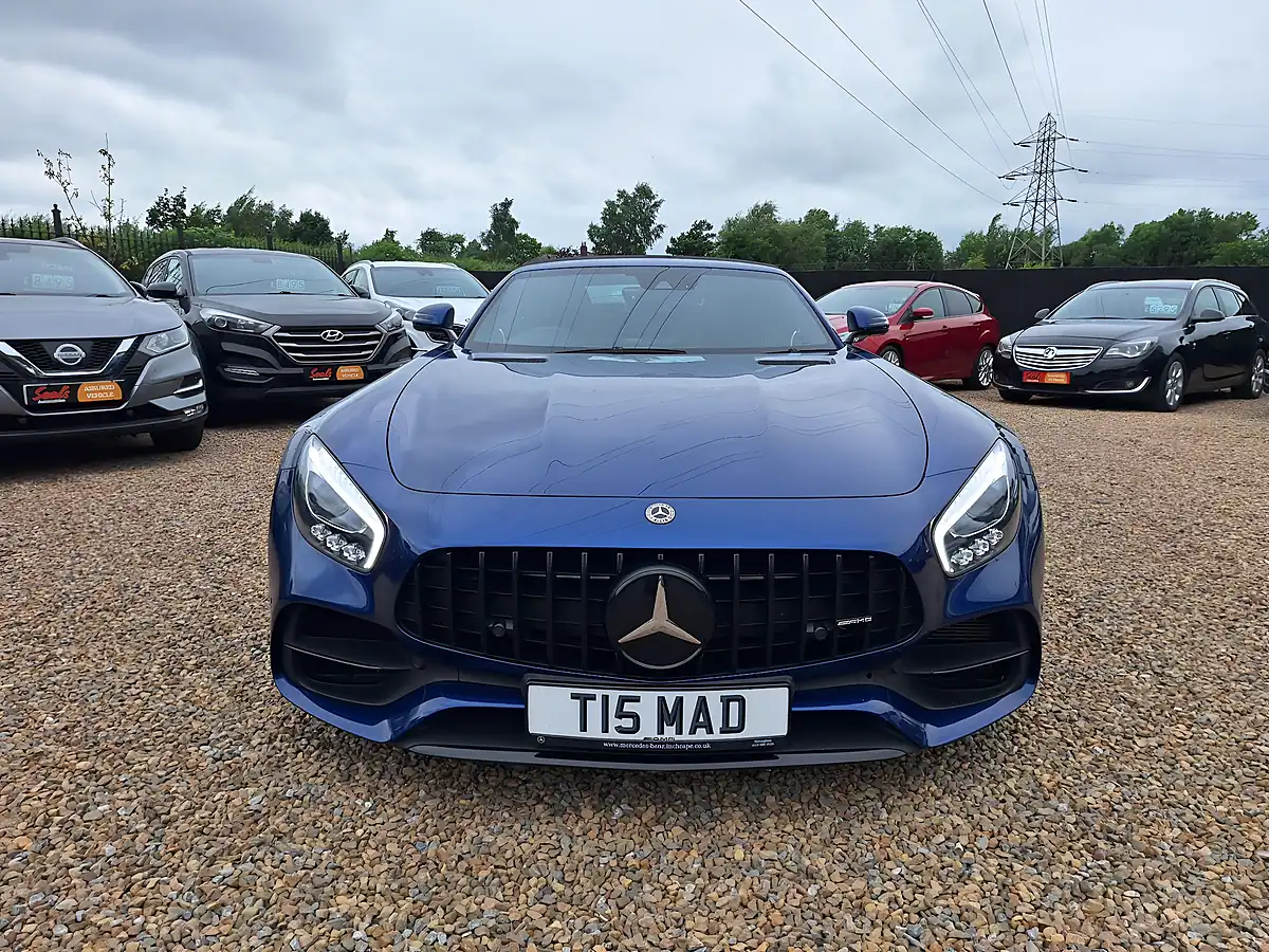 Used 2018 Mercedes-Benz AMG GT Premium Roadster Blue - Interior and Exterior details 6