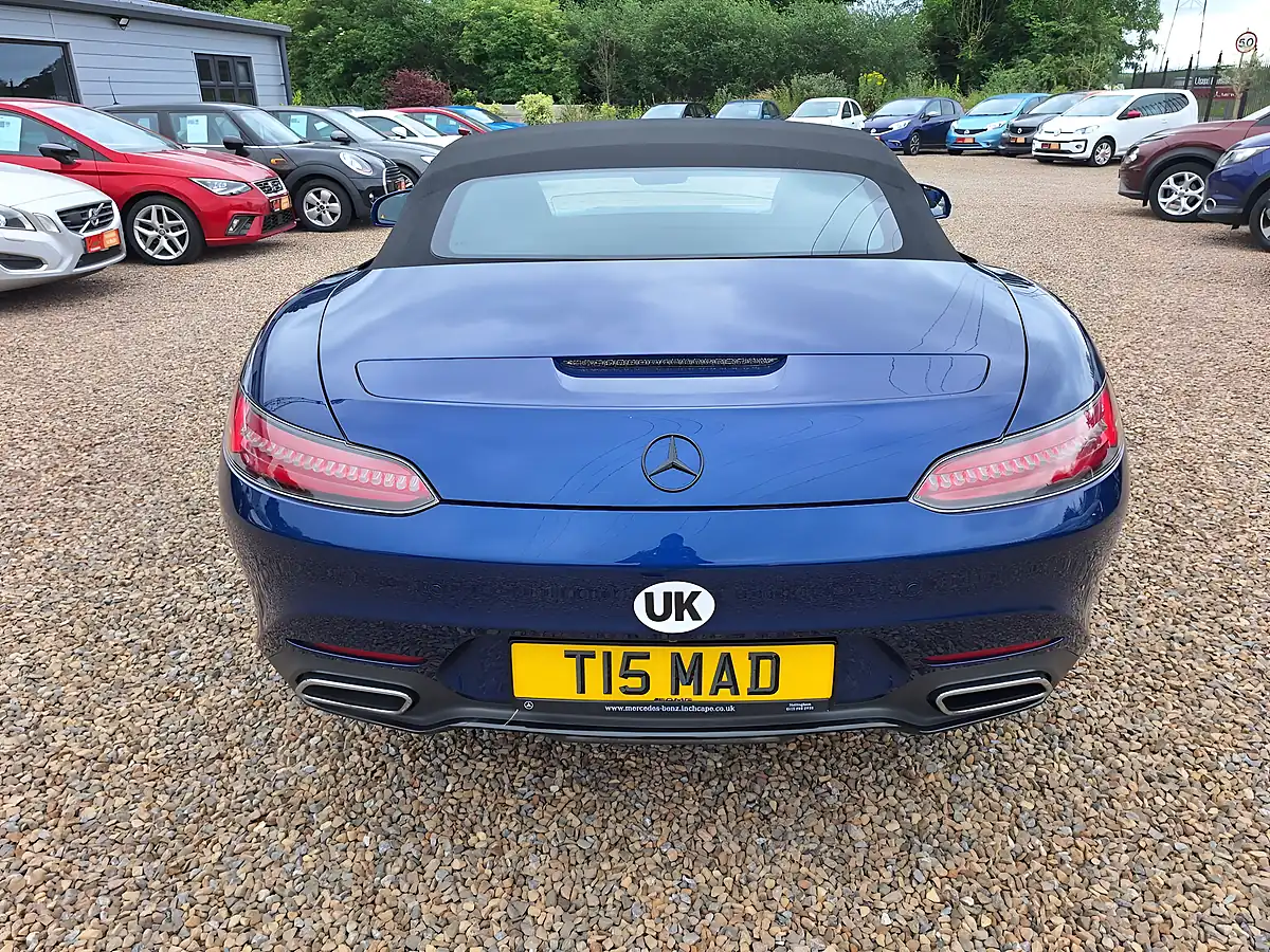 Used 2018 Mercedes-Benz AMG GT Premium Roadster Blue - Interior and Exterior details 9