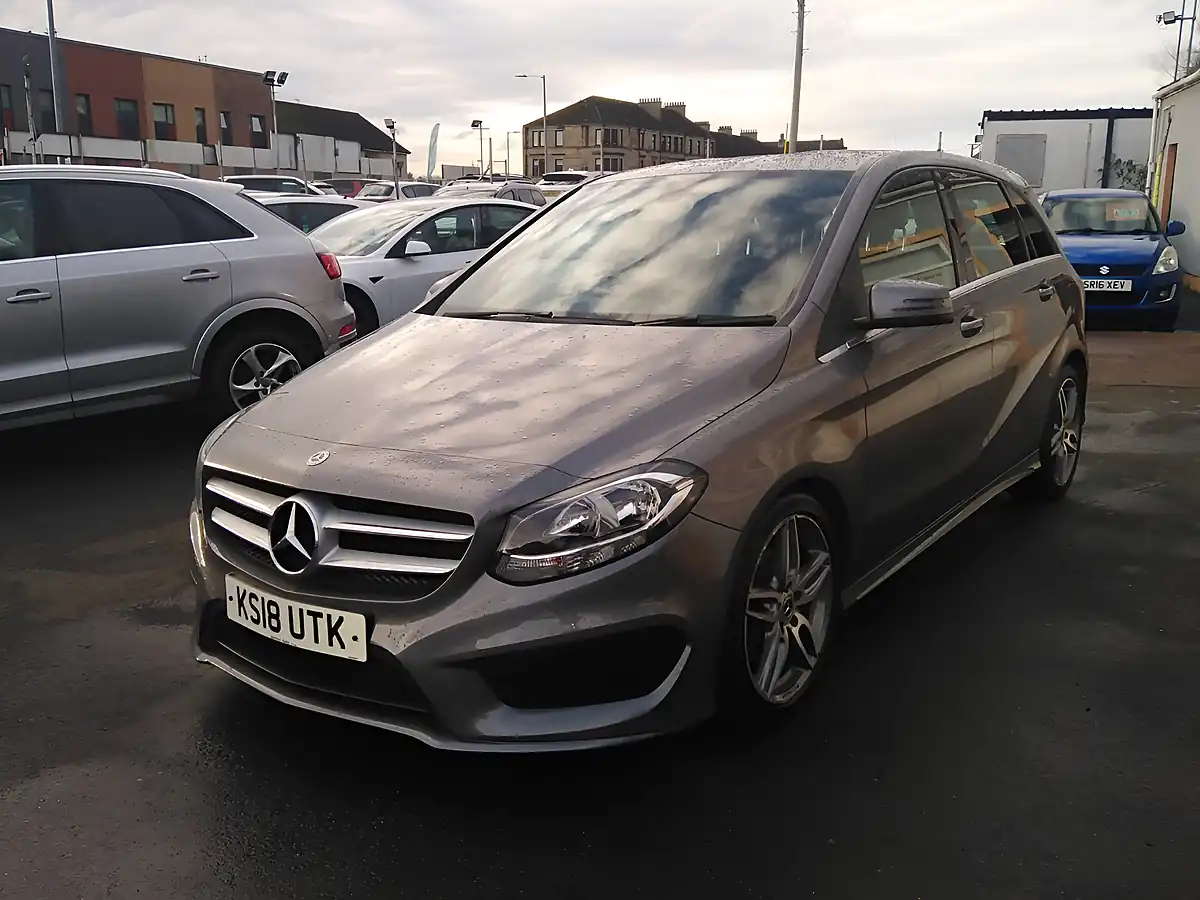 Used 2018 Mercedes-Benz B-Class AMG Line Grey - Interior and Exterior details 8