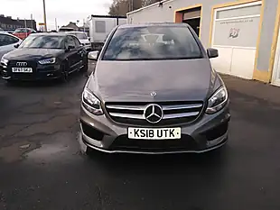 Used 2018 Mercedes-Benz B-Class AMG Line Grey - Interior and Exterior details 9