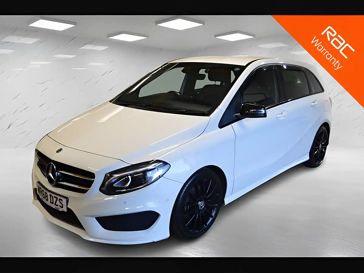 Used 2018 Mercedes-Benz B Class AMG Line (premium) White - Front View