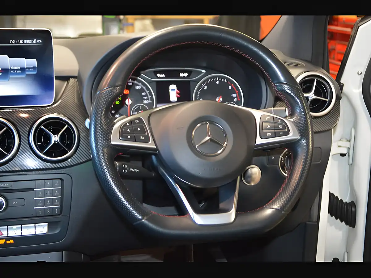 Used 2018 Mercedes-Benz B Class AMG Line (premium) White - Interior and Exterior details 16