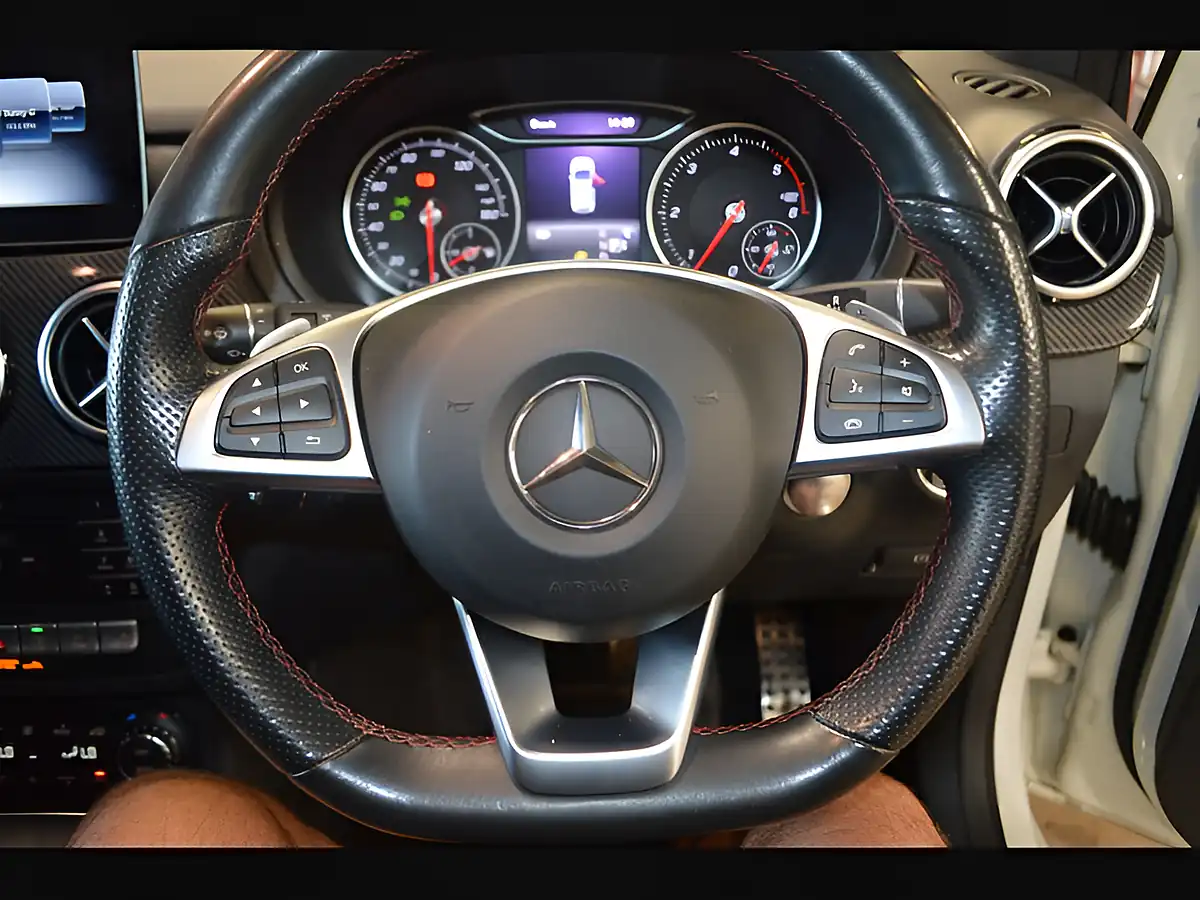 Used 2018 Mercedes-Benz B Class AMG Line (premium) White - Interior and Exterior details 11