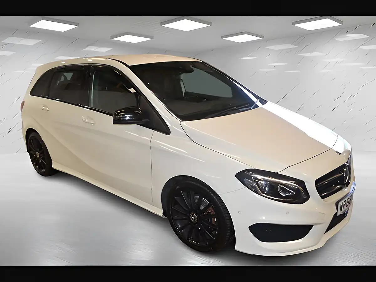 Used 2018 Mercedes-Benz B Class AMG Line (premium) White - Interior and Exterior details 4