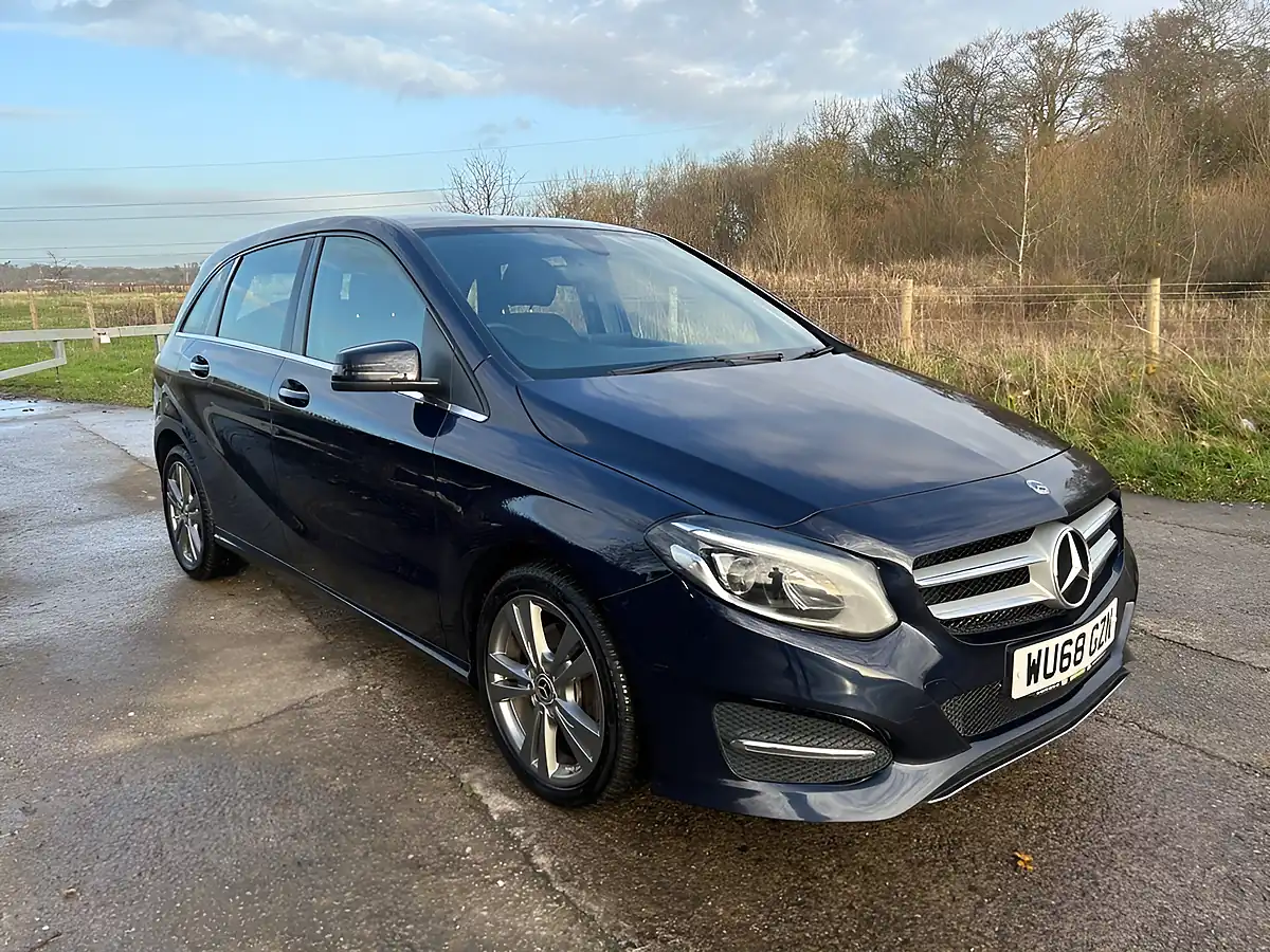 Used 2018 Mercedes-Benz B-Class Exclusive Edition Blue - Interior and Exterior details 4