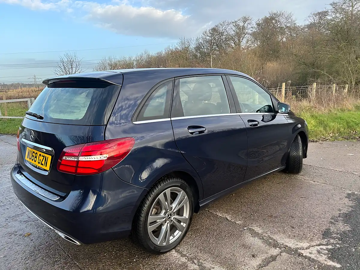 Used 2018 Mercedes-Benz B-Class Exclusive Edition Blue - Interior and Exterior details 6