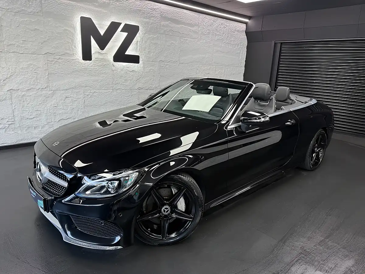 Used 2018 Mercedes-Benz C Class AMG Line Black - Front View