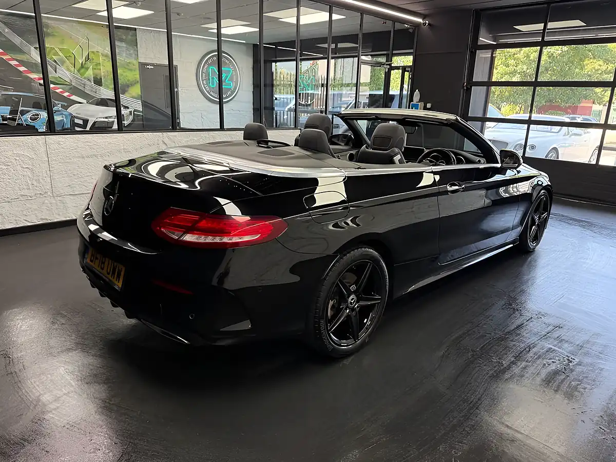 Used 2018 Mercedes-Benz C Class AMG Line Black - Interior and Exterior details 11