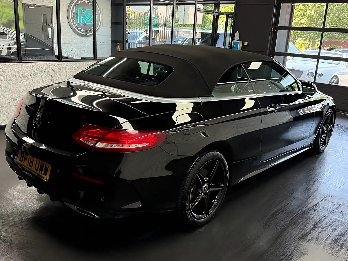 Used 2018 Mercedes-Benz C Class AMG Line Black - Interior and Exterior details 12