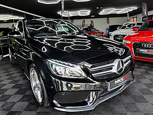 Used 2018 Mercedes-Benz C Class AMG Line Black - Interior and Exterior details 2