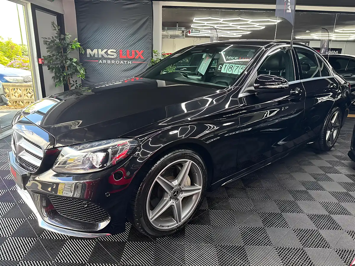Used 2018 Mercedes-Benz C Class AMG Line Black - Interior and Exterior details 3