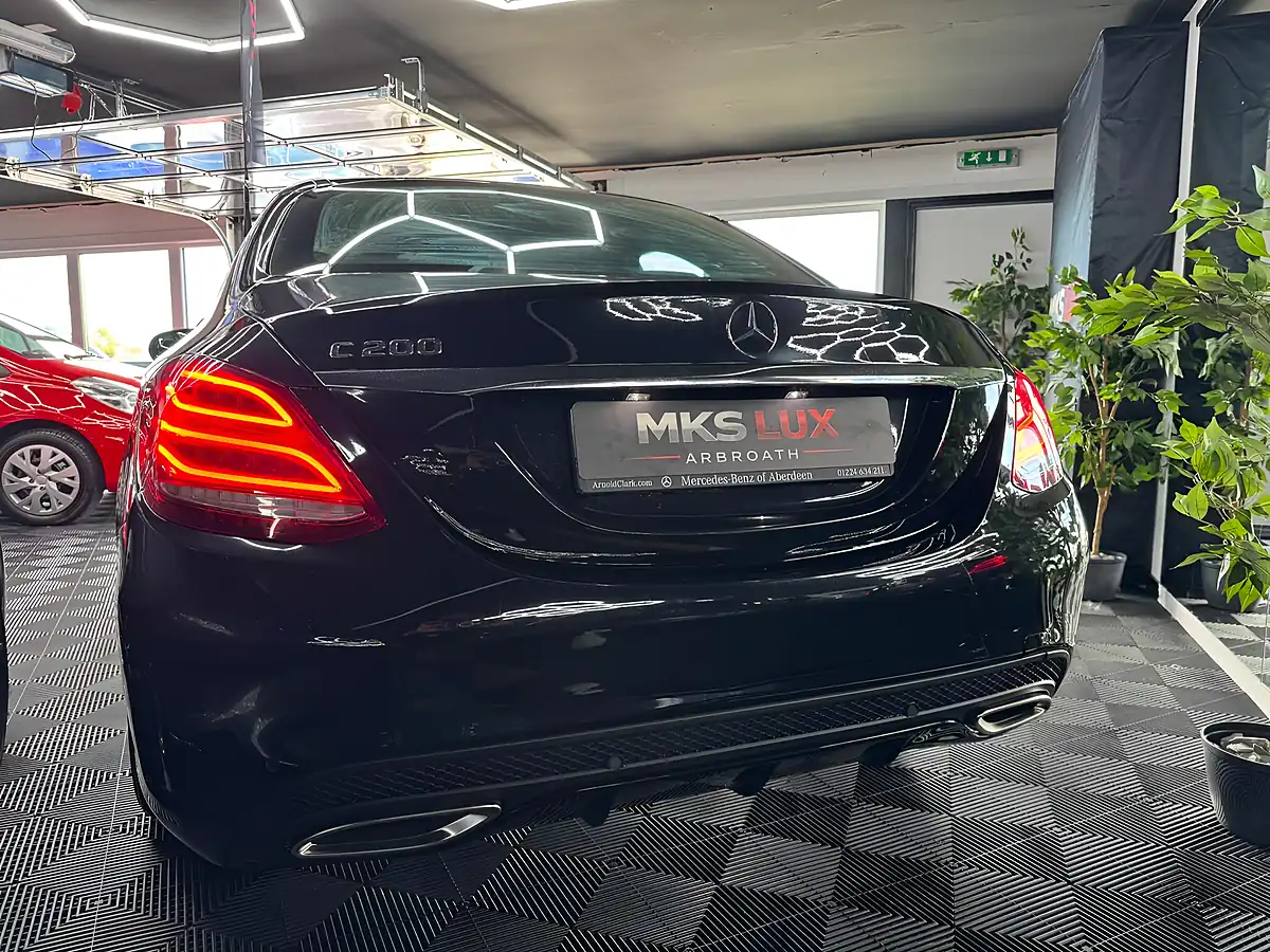 Used 2018 Mercedes-Benz C Class AMG Line Black - Interior and Exterior details 4