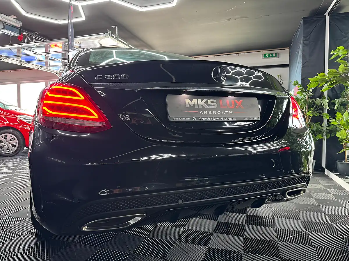 Used 2018 Mercedes-Benz C Class AMG Line Black - Interior and Exterior details 5