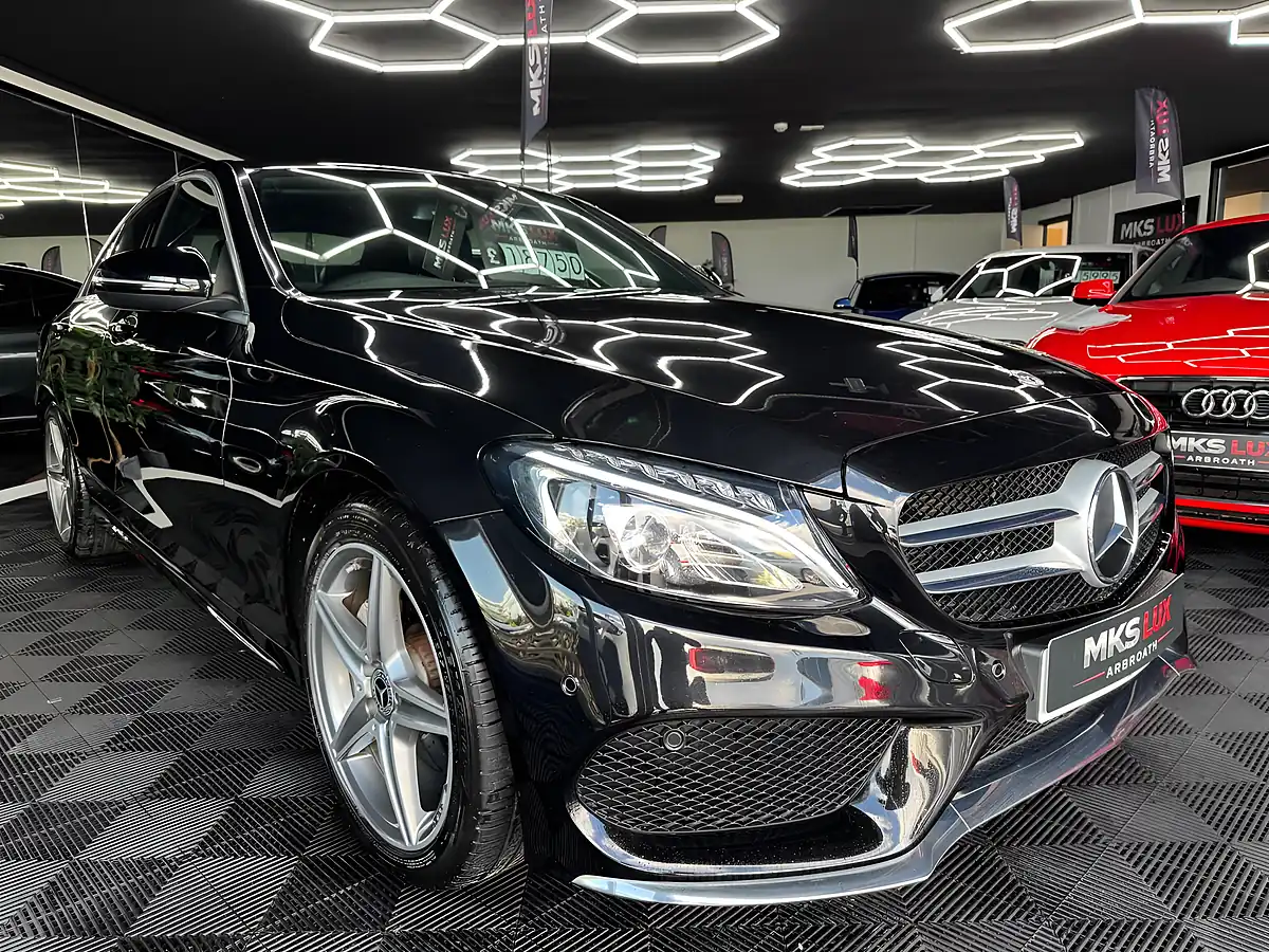 Used 2018 Mercedes-Benz C Class AMG Line Black - Interior and Exterior details 6