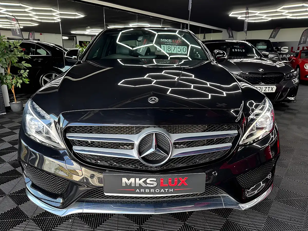 Used 2018 Mercedes-Benz C Class AMG Line Black - Interior and Exterior details 7